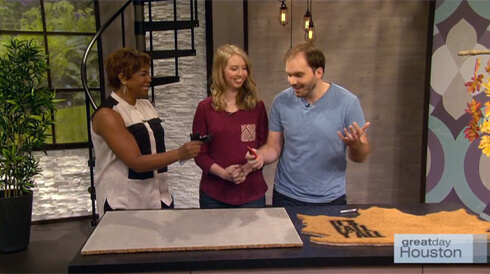 Gray House Studio Features on Great Day Houston September 2015