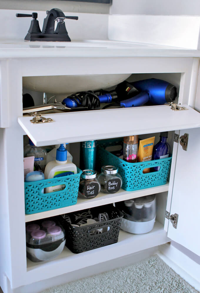 DIY - Under Sink Organizer Shelf - Super Easy to Build! 