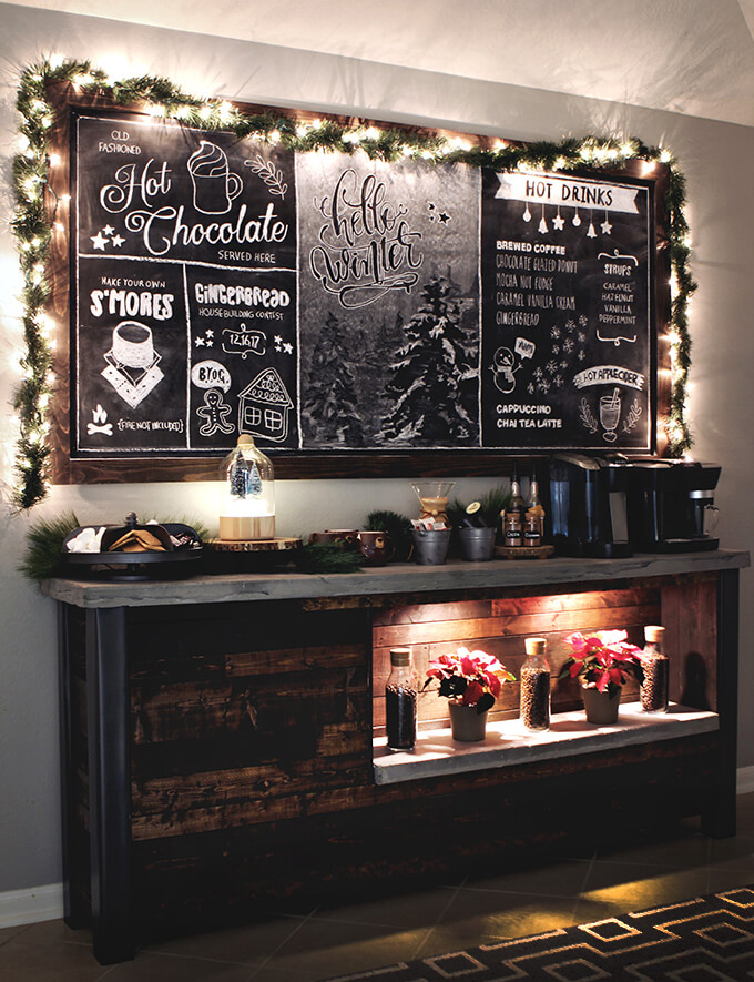DIY Holiday Coffee Bar - For the Love of Food