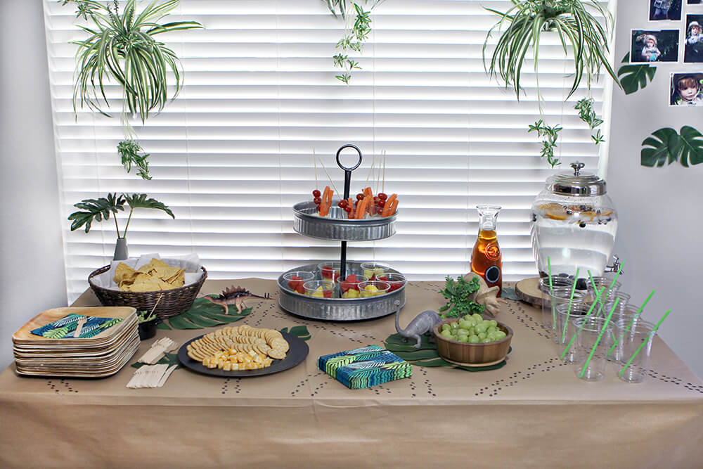 Dinosaur Party Food Table