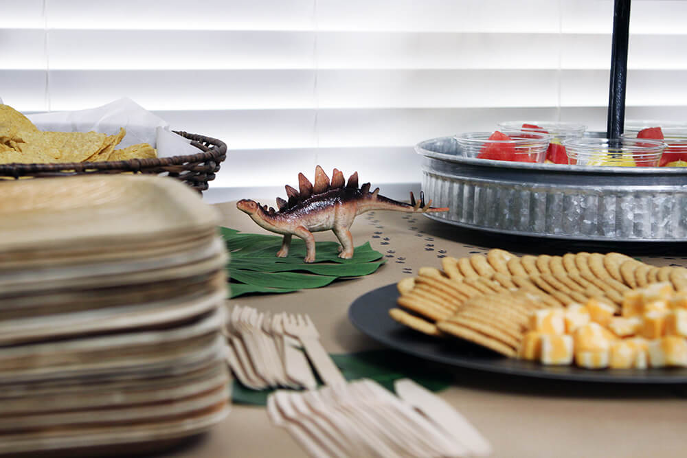 Dinosaur Party Plates and Utensils