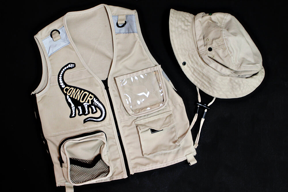 DIY Paleontologist outfit for a Dinosaur Party