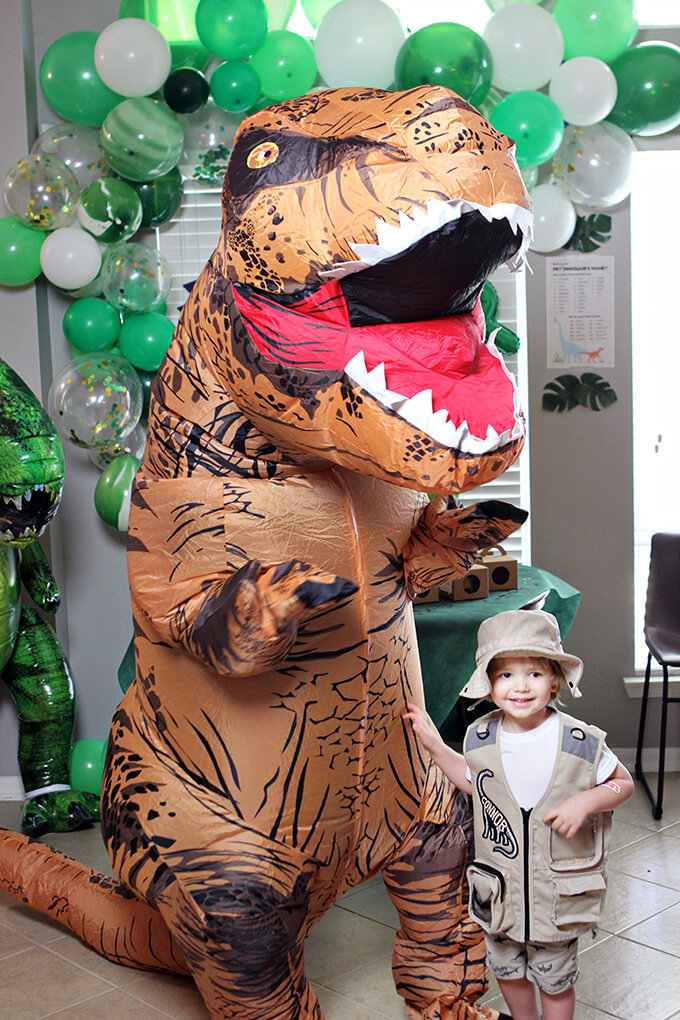 Outfits and Costumes for a Dinosaur Party