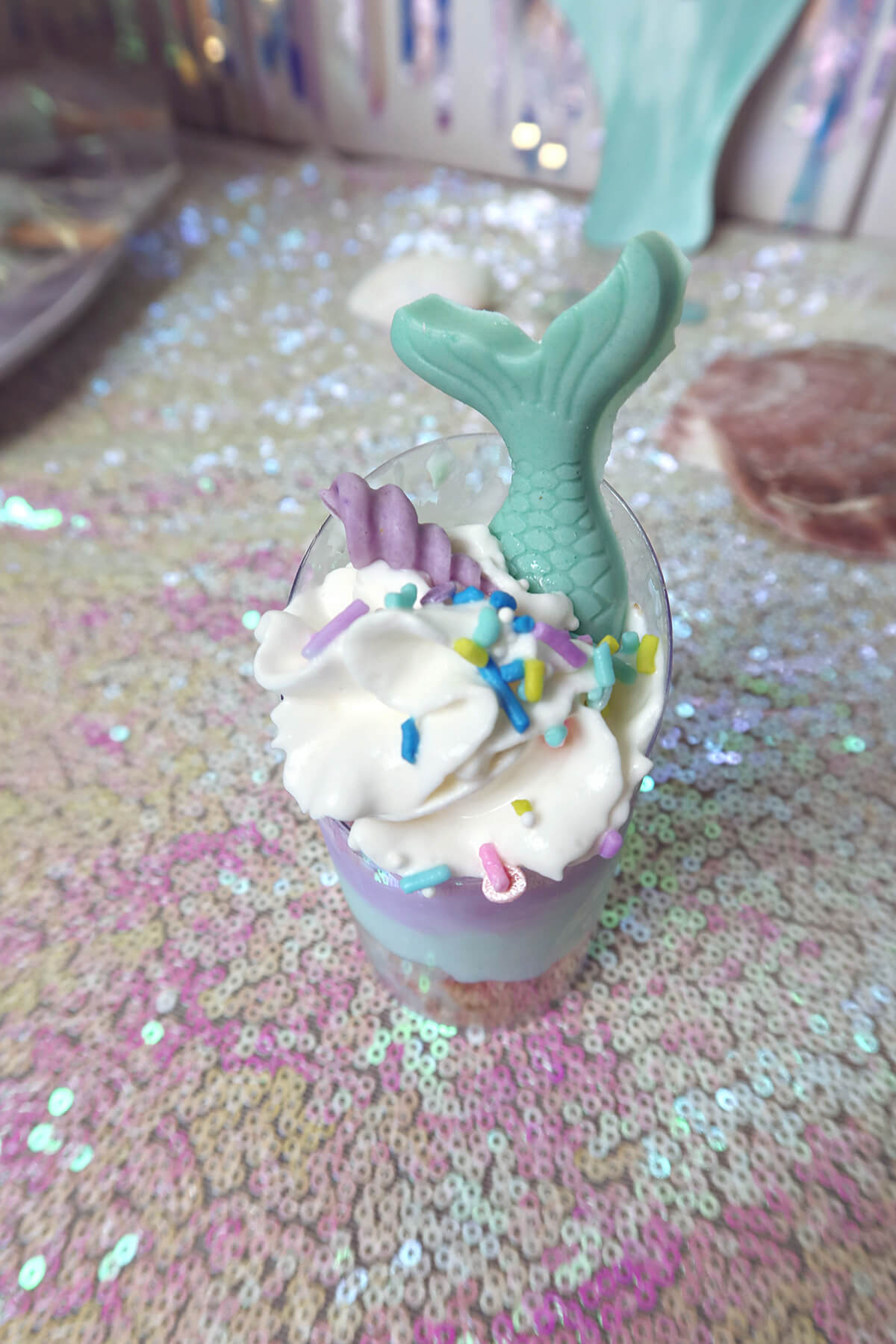 Kid's Mermaid Birthday Party Desserts