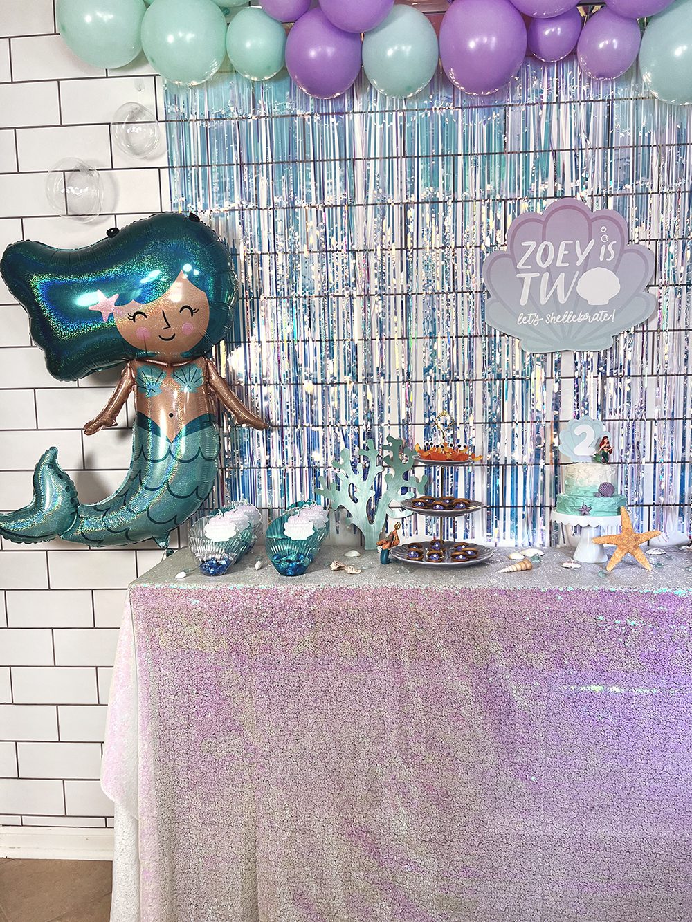 Mermaid Birthday Party - Gray House Studio
