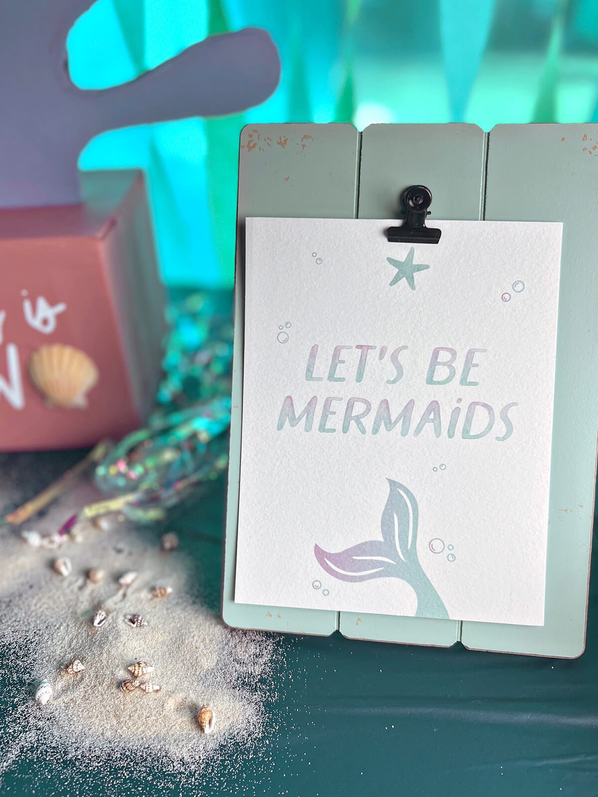 Kid's Mermaid Birthday Party Decor