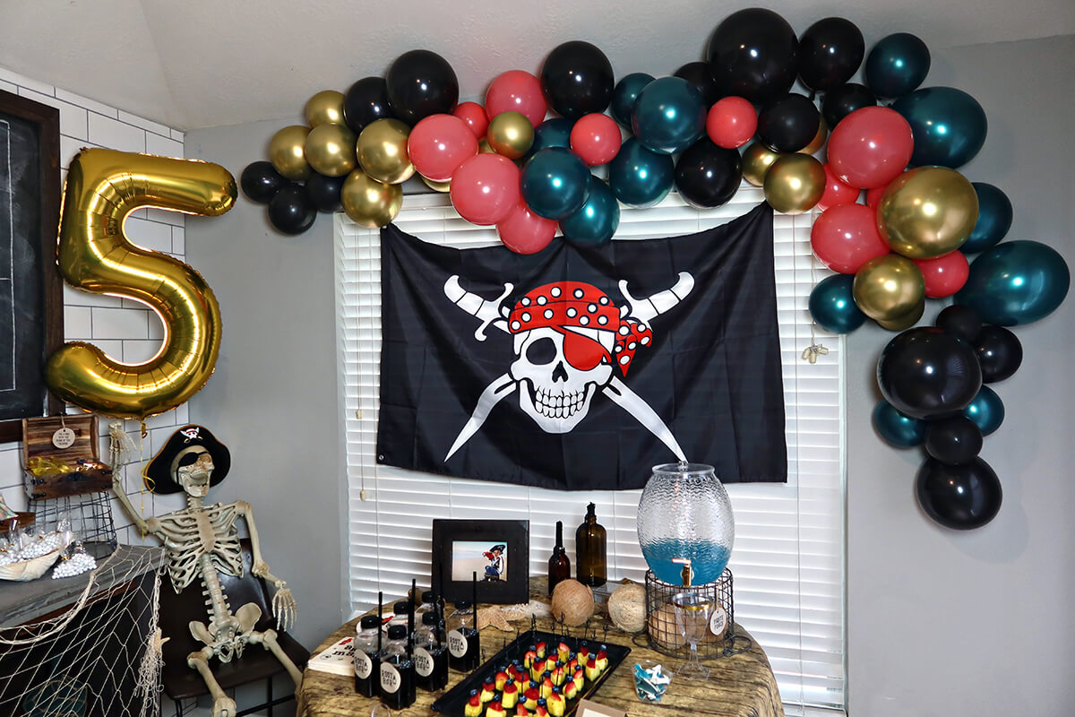 Pirate Theme Disposable Tableware Banner Pirate Birthday Party Decorations  Kids Boy Baby Shower Birthday Pirate Party Supplies