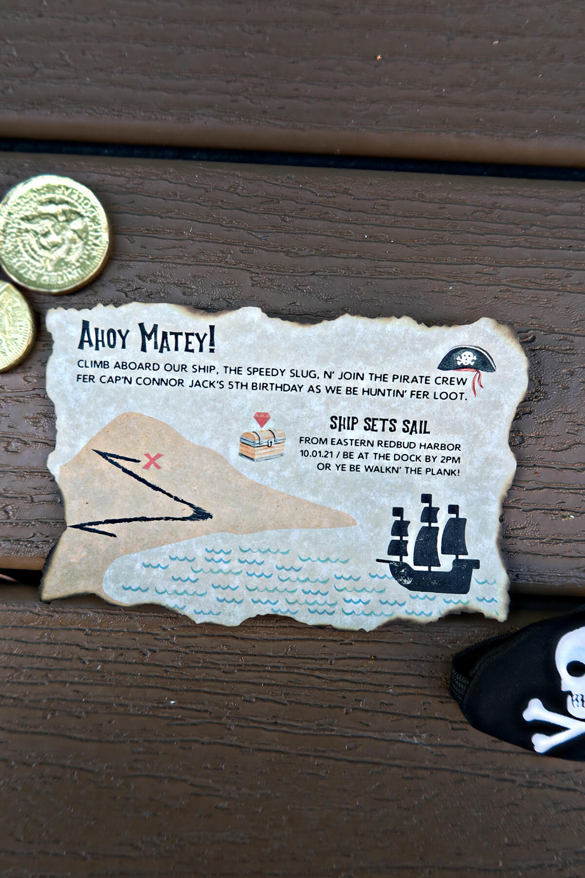 Kids Pirate Party Invitations