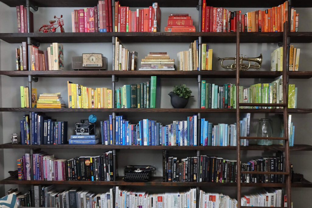 Pipe Shelves Build - Gray House Studio