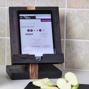 Custom Wood iPad Stand