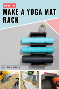 How to Make a Yoga Mat Rack