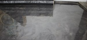 CONCRETE FLOOR COATING WITH RUST-OLEUM ROCKSOLID