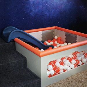 DIY Ball Pit with Slide